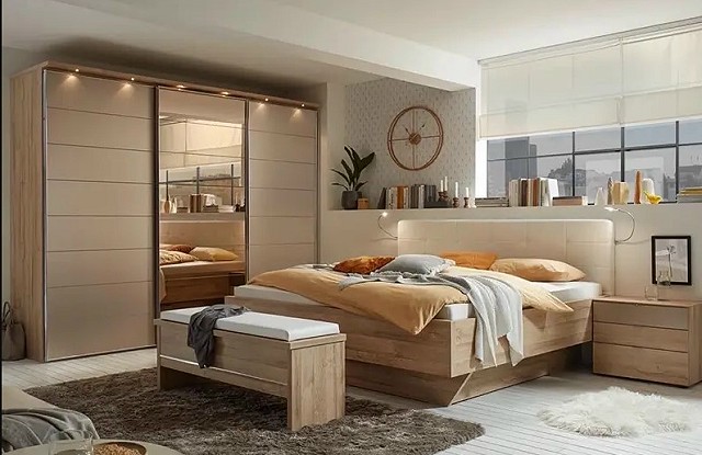 Musterring Möbel - Schlafzimmer komplett mit Bett und Kleiderschrank
